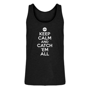 Tank Keep Calm and Catch em All! Mens Jersey Tank Top