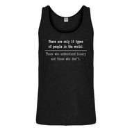 Tank 10 Types of People Mens Jersey Tank Top