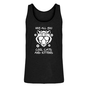 Mens Hey all you Cool Cats and Kittens Jersey Tank Top