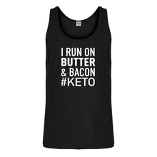 Tank I Run on Butter and Bacon Mens Jersey Tank Top