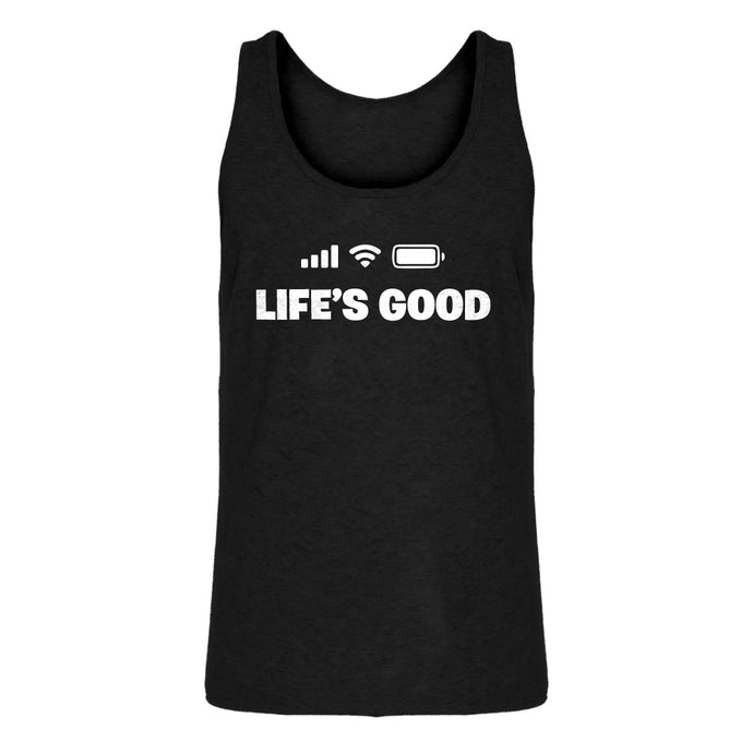 Mens Life's Good Jersey Tank Top