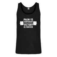 Tank Pain is Temporary Victory is Forever Mens Jersey Tank Top