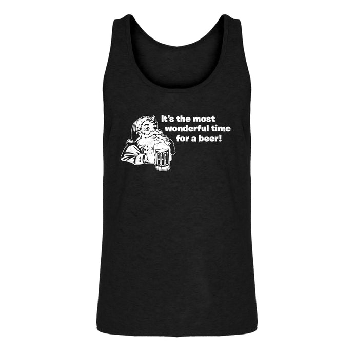 Mens It's the Most Wonderful Time for a Beer Jersey Tank Top