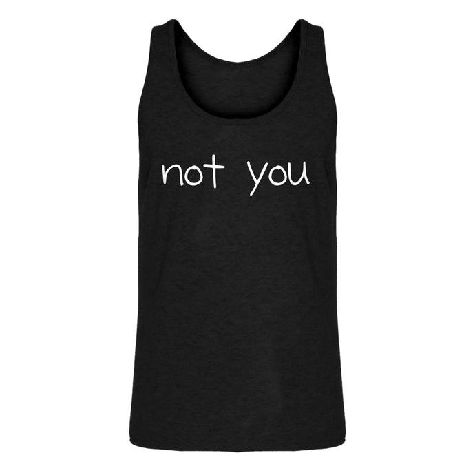 Mens Not You Jersey Tank Top