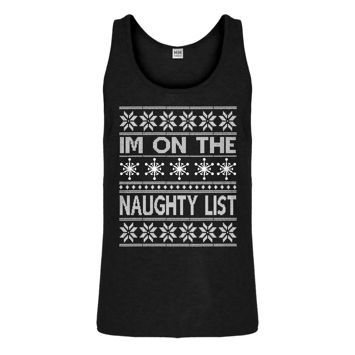 Tank Im on the Naughty List Mens Jersey Tank Top
