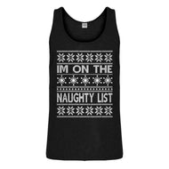 Tank Im on the Naughty List Mens Jersey Tank Top