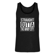 Mens Straight Outta the Windy City Jersey Tank Top