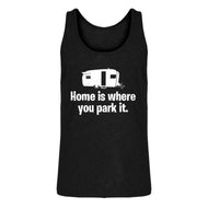 Mens Home is Where you Park it Jersey Tank Top