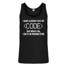 Tank I Dont Always Code Mens Jersey Tank Top