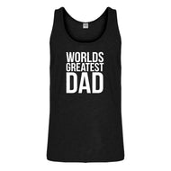 Tank Worlds Greatest Dad Mens Jersey Tank Top