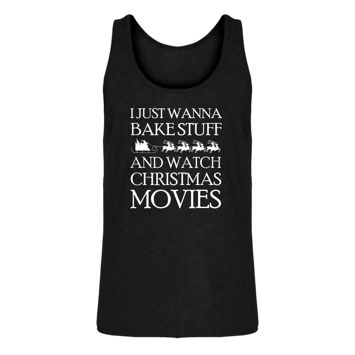 Mens Bake Stuff, Christmas Movies Jersey Tank Top