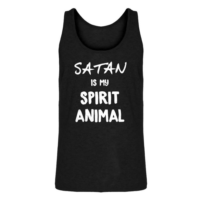 Mens Satan is my Spirit Animal Jersey Tank Top