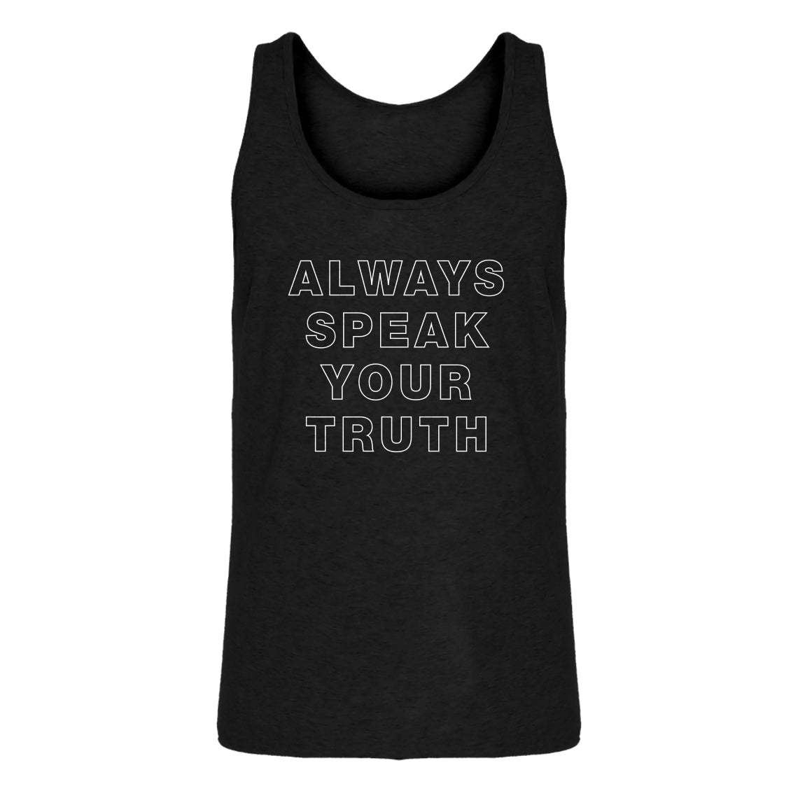 Mens Always Speak Your Truth Jersey Tank Top