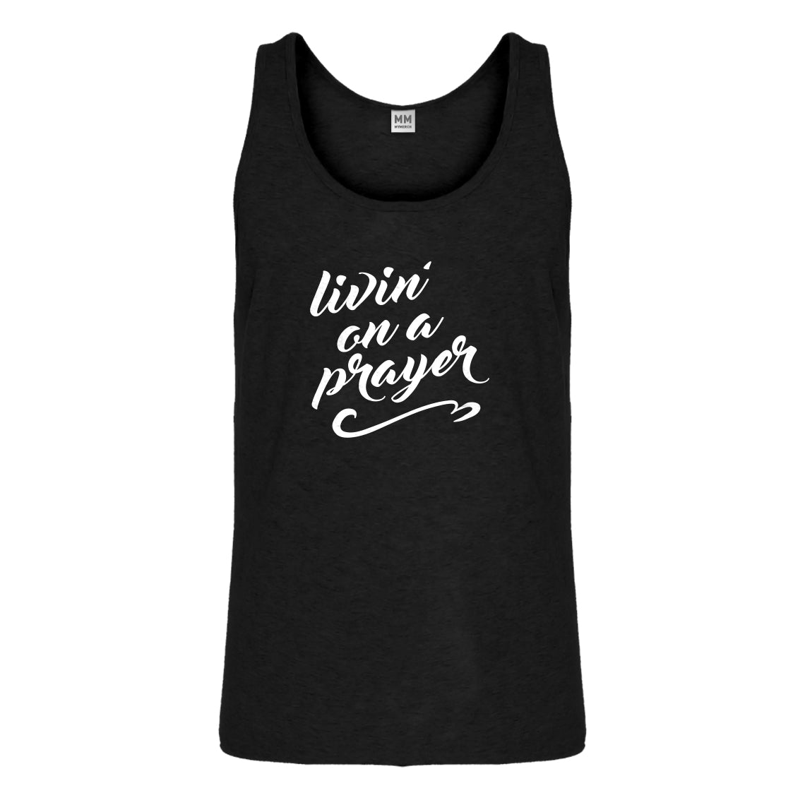 Tank Livin on a Prayer Mens Jersey Tank Top