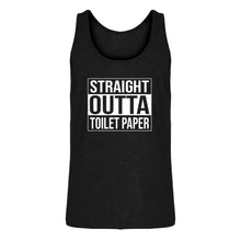 Mens Straight Outta Toilet Paper Jersey Tank Top