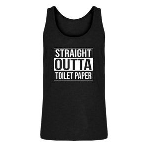 Mens Straight Outta Toilet Paper Jersey Tank Top