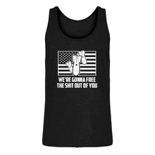 Mens We're Gonna Free the Shit Out of You Jersey Tank Top