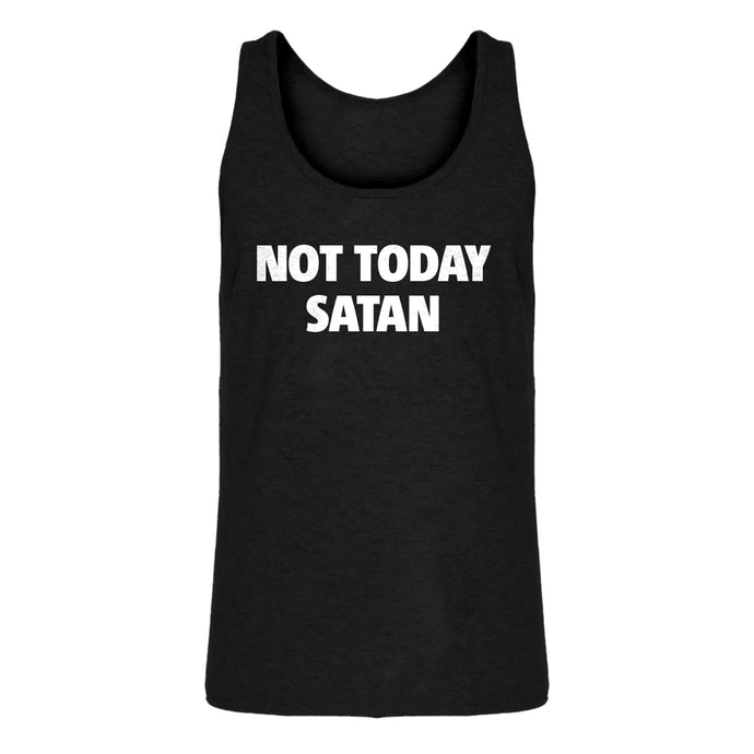 Mens Not Today Satan Jersey Tank Top