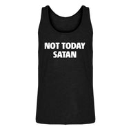 Mens Not Today Satan Jersey Tank Top