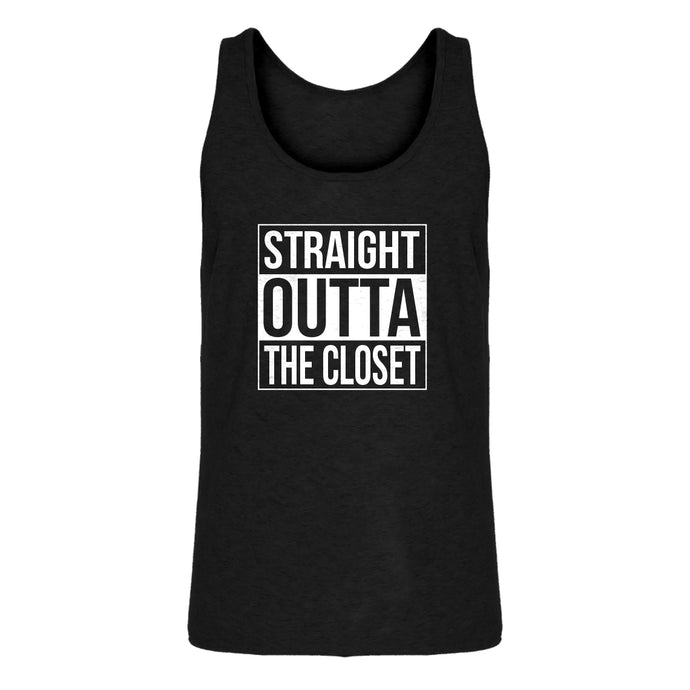 Mens Straight Outta the Closet Jersey Tank Top