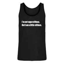 Mens I'm not superstitious Jersey Tank Top