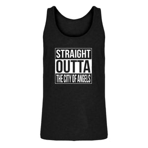 Mens Straight Outta The City of Angels Jersey Tank Top