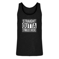 Mens Straight Outta Stimulus Checks Jersey Tank Top