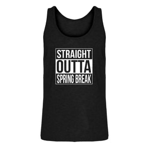 Mens Straight Outta Spring Break Jersey Tank Top