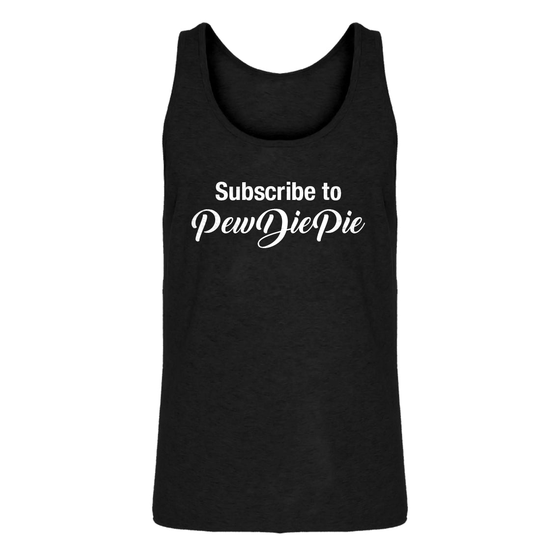 Mens Subscribe to PewDiePie Jersey Tank Top