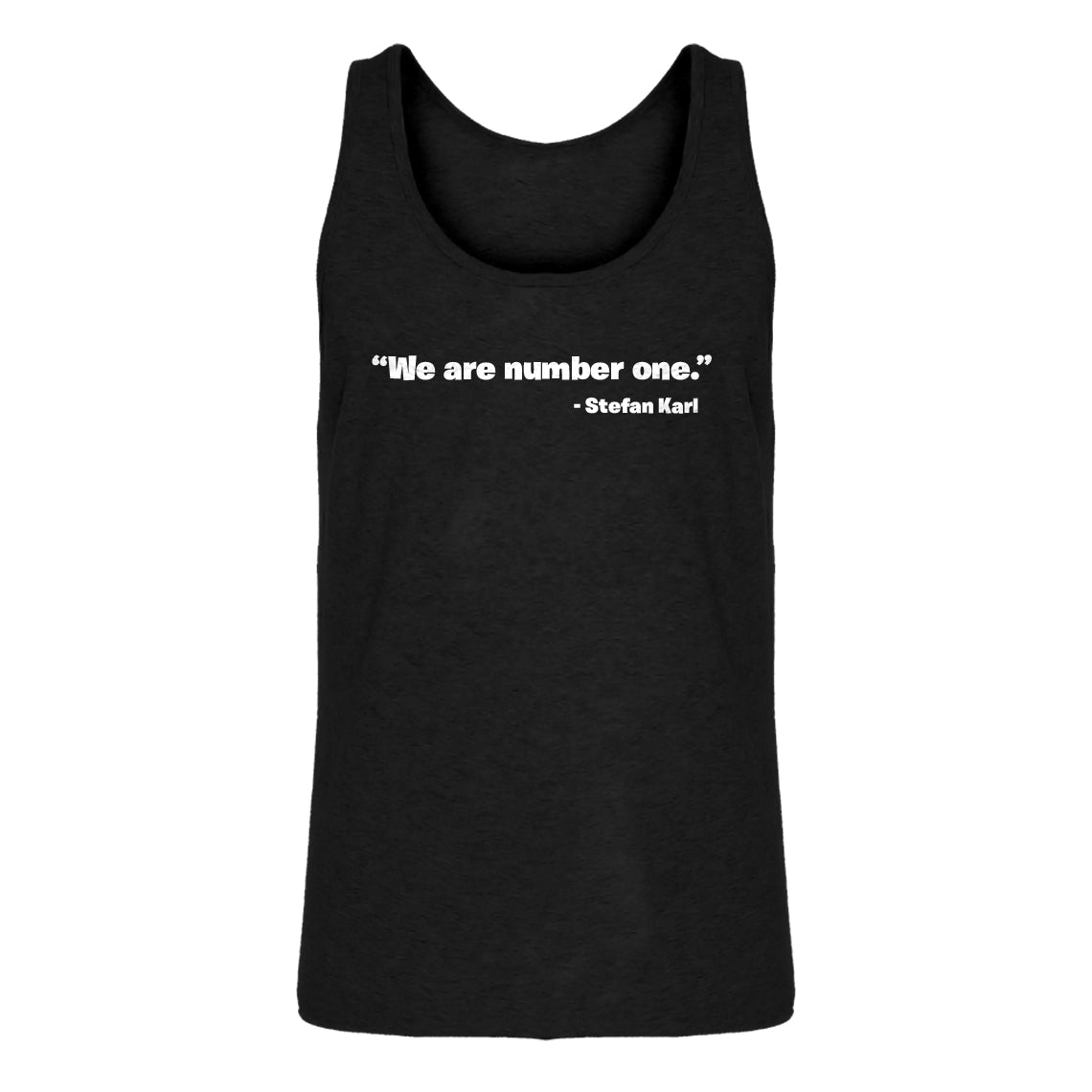 Mens We are Number One Jersey Tank Top