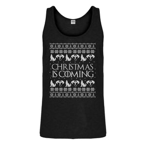 Tank Christmas is Coming Mens Jersey Tank Top