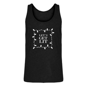 Mens Lets Get Lit Jersey Tank Top