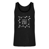Mens Lets Get Lit Jersey Tank Top