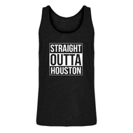 Mens Straight Outta Houston Jersey Tank Top