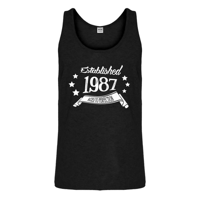 Tank Established 1987 Mens Jersey Tank Top
