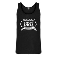 Tank Established 1987 Mens Jersey Tank Top