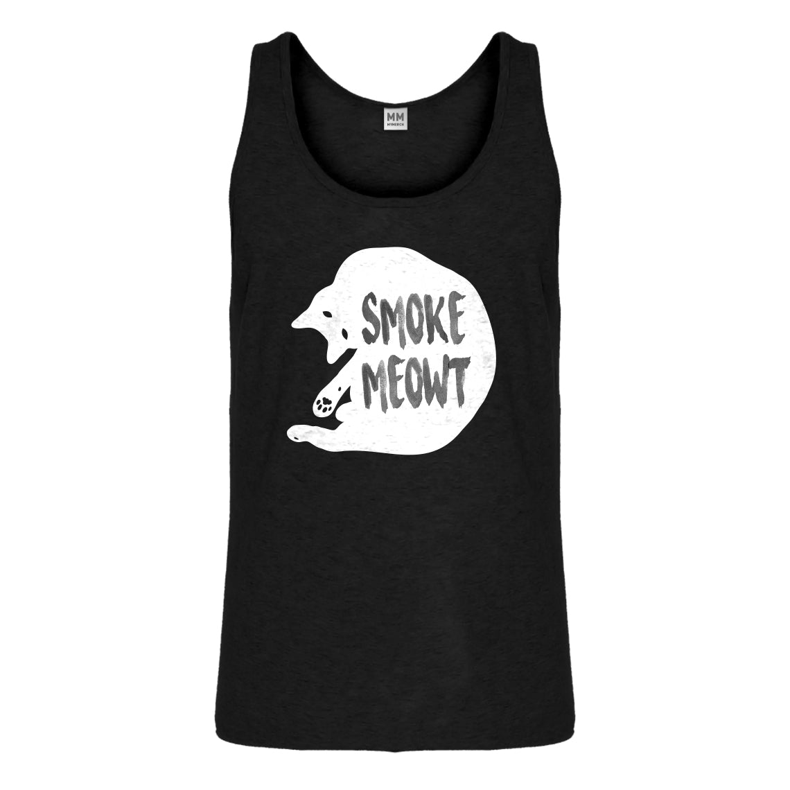 Tank Smoke Meowt Mens Jersey Tank Top