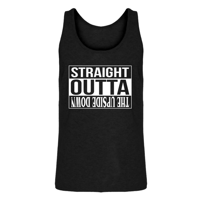 Mens Straight Outta the Upside Down Jersey Tank Top