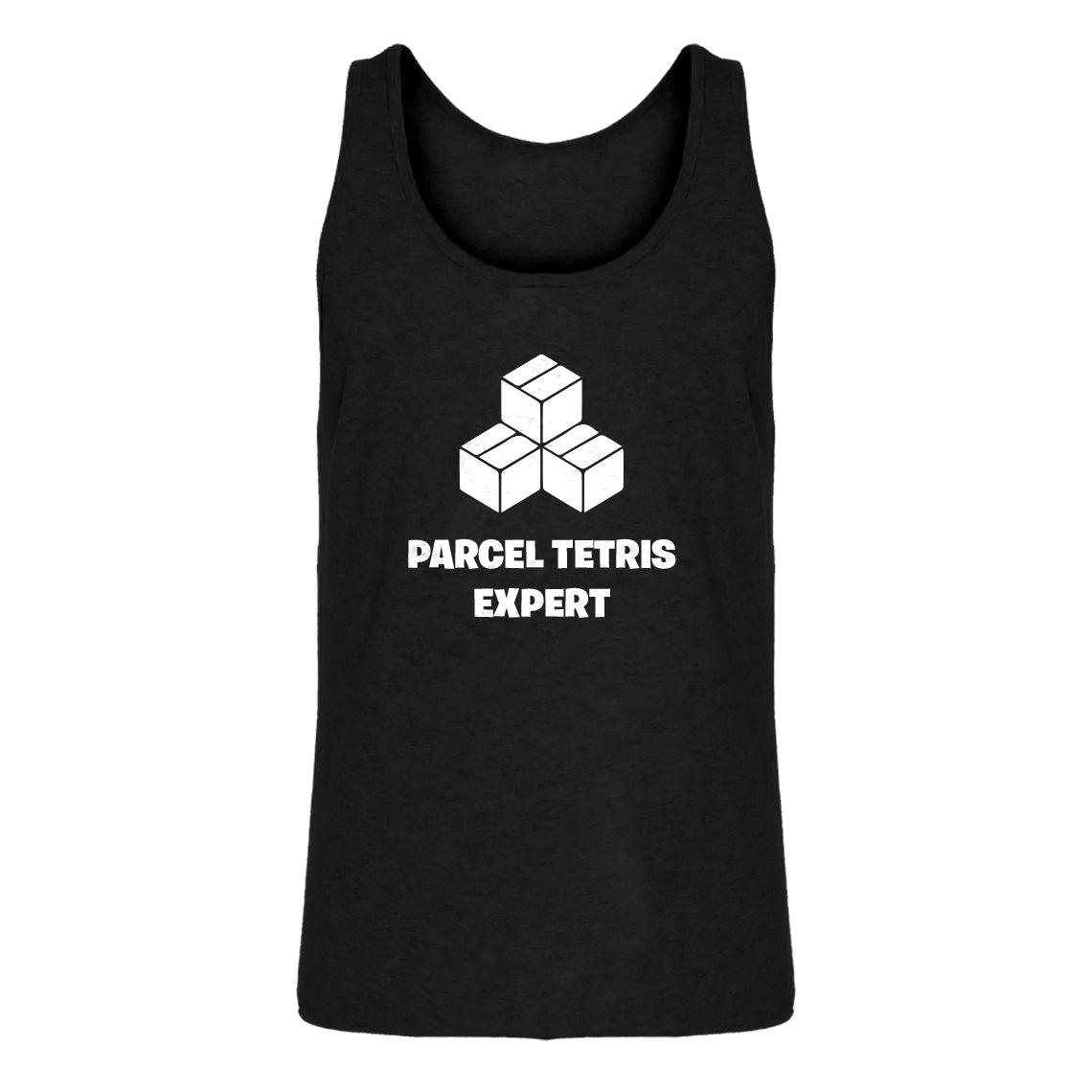 Mens Parcel Tetris Expert Jersey Tank Top