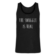 Mens The Snuggle is Real Jersey Tank Top