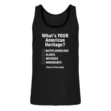 Mens What's Your Heritage? Jersey Tank Top
