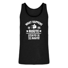 Tank What Happens on the Route Stays on the Route Mens Jersey Tank Top