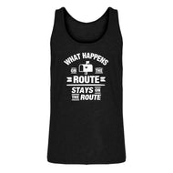 Tank What Happens on the Route Stays on the Route Mens Jersey Tank Top
