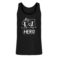 Tank My Dad is My Hero Mens Jersey Tank Top