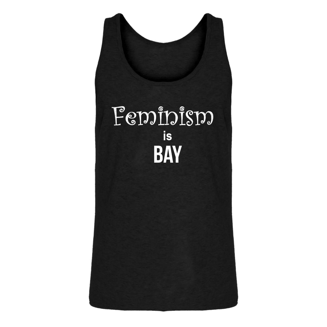 Mens Feminism is Bay Jersey Tank Top