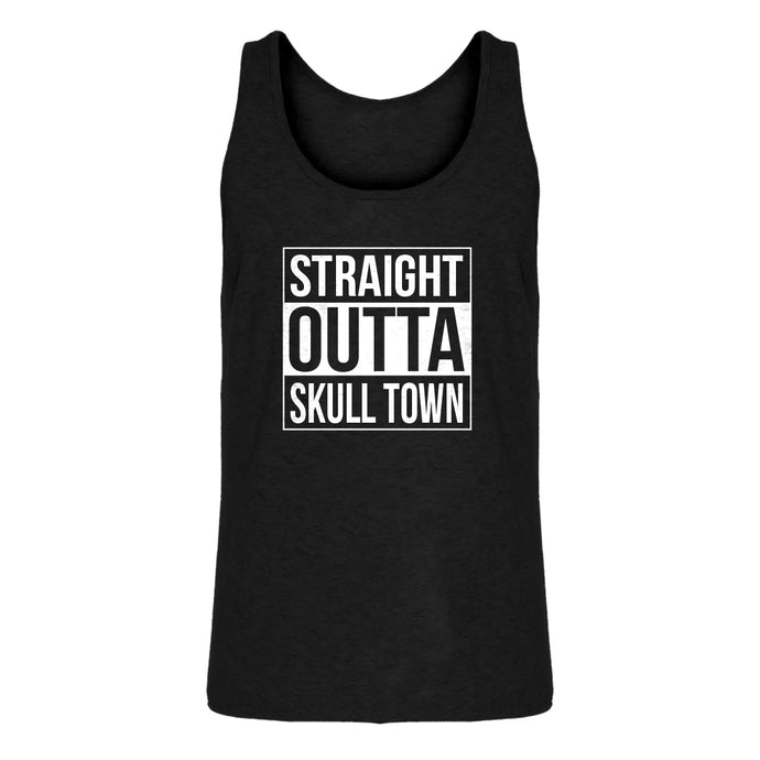 Mens Straight Outta Skull Town Jersey Tank Top