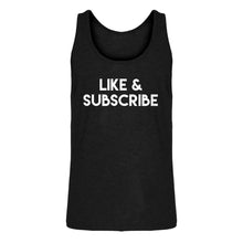 Mens Like and Subscribe Jersey Tank Top