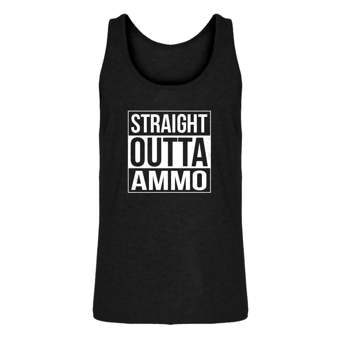 Mens Straight Outta Ammo Jersey Tank Top