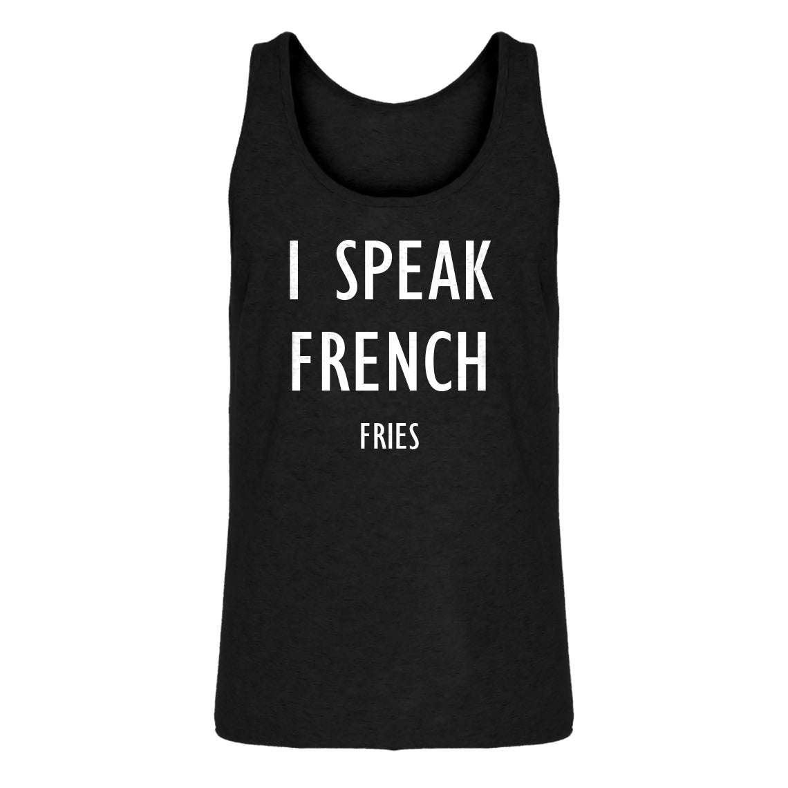Tank I Speak French Fries Mens Jersey Tank Top