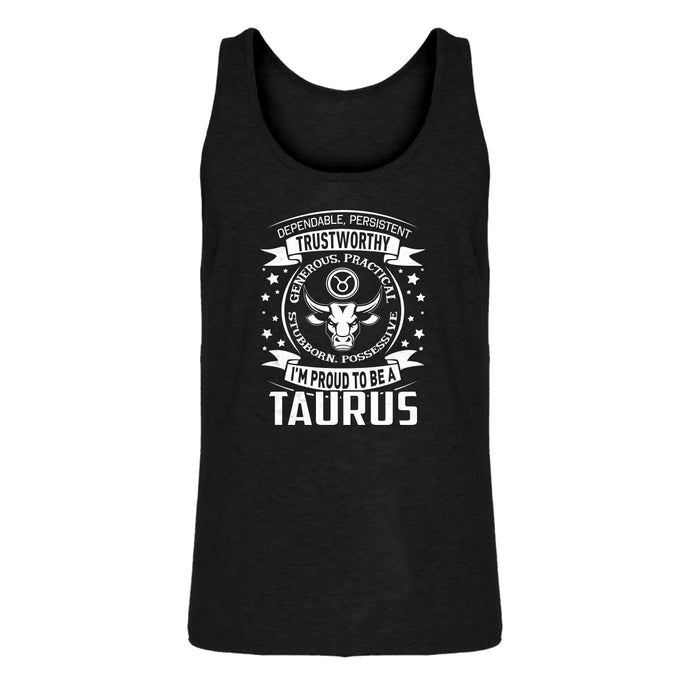 Tank Taurus Astrology Zodiac Sign Mens Jersey Tank Top